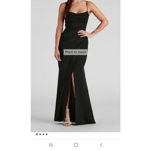 Black formal dress
